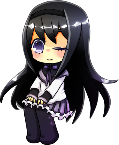 __chibi_e___homura_akemi___by_bunello-d64bgrs.png